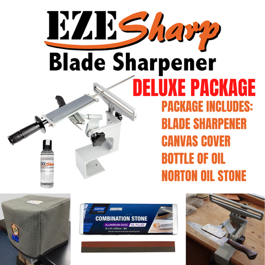 EZESharp Blade Sharpener w/Flip Over Deluxe BUNDLE 4 OPTIONS