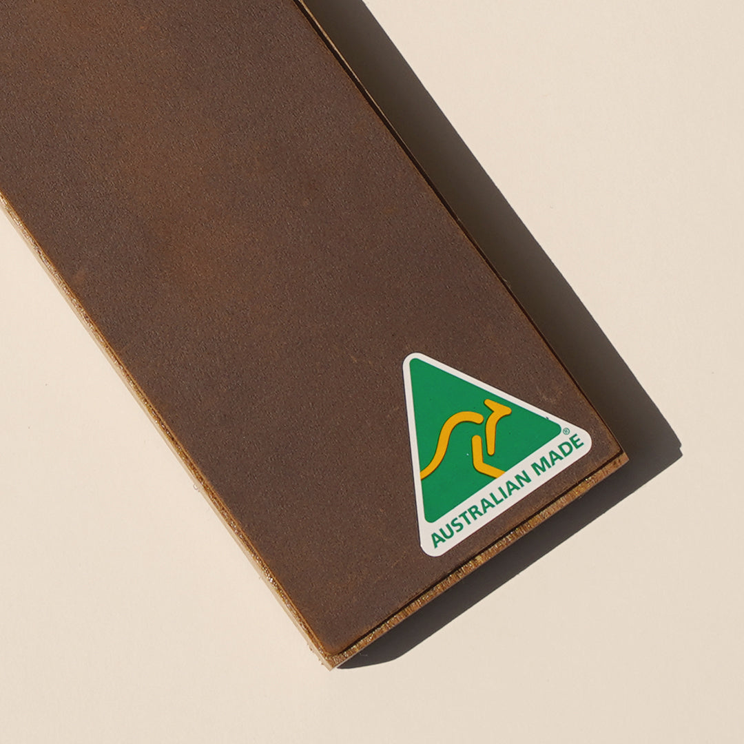 Double-Sided Paddle Strop - Brown Cow Leather - Made in Australia