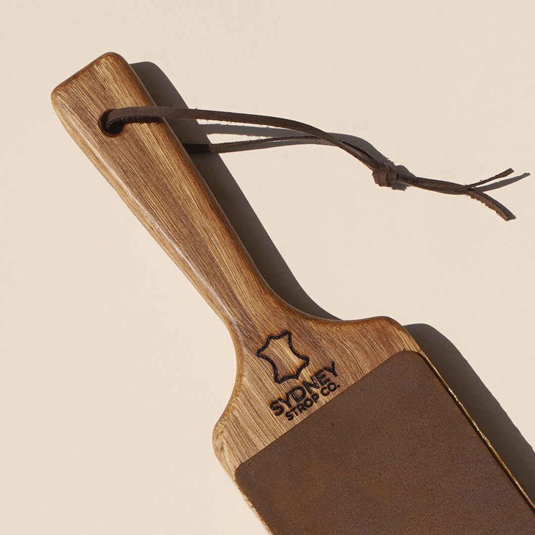 Double-Sided Paddle Strop - Brown Cow Leather - Made in Australia