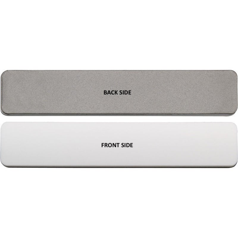 DOUBLE Sided 3/4"x4" Super Fine Diamond Ceramic Combo Pocket Stone + Leather Sheath - CD4