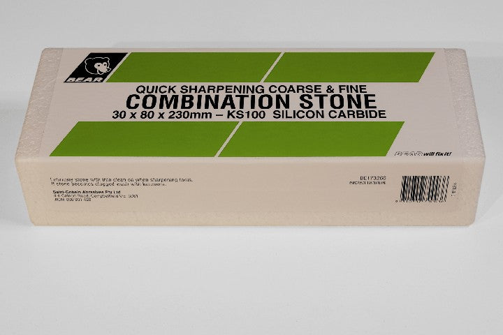 NORTON KS100 Sil Carbide 9" x 3" (230 x 80mm) O/F Combo Stone