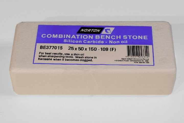 NORTON 109 Sil Carbide 6" x 2" (150 x 50mm) NON-O/F Combo Stone