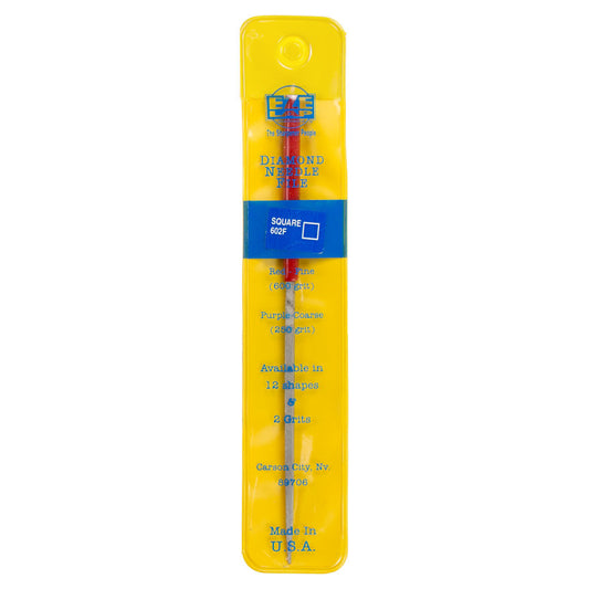 DIAMOND NEEDLE FILE COURSE (250 GRIT) HALF ROUND SHAPED FILE - 604C