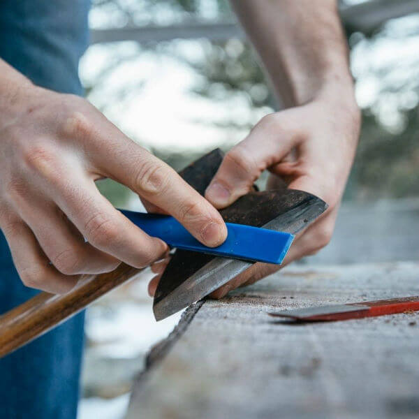 DIAMOND HONE & STONE Super Fine Pad on 6" x 3/4" Blue Handle - LSF