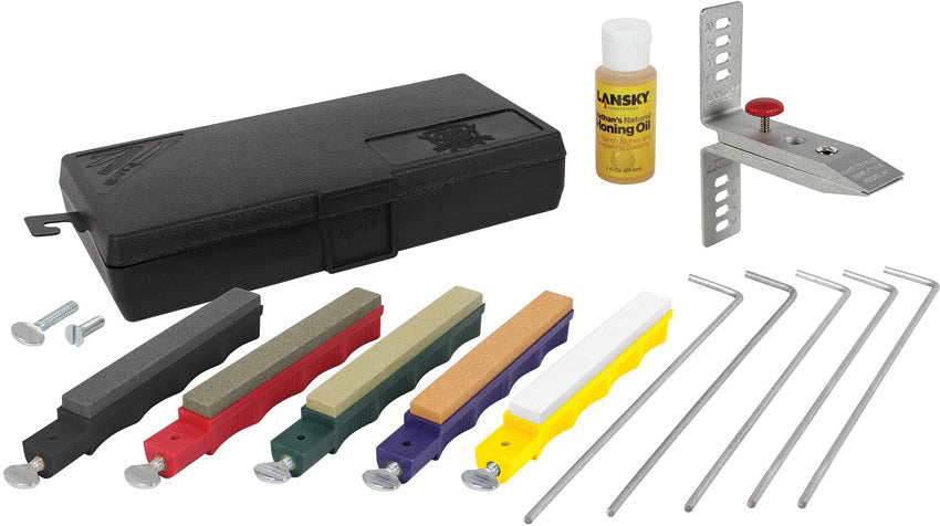 Lanksy Deluxe Guided Sharpening System 5 Stone Kit