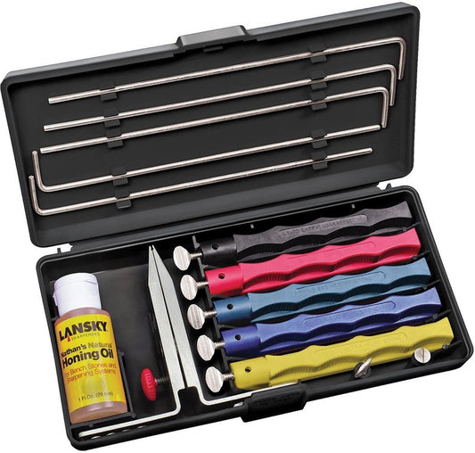 Lanksy Deluxe Guided Sharpening System 5 Stone Kit