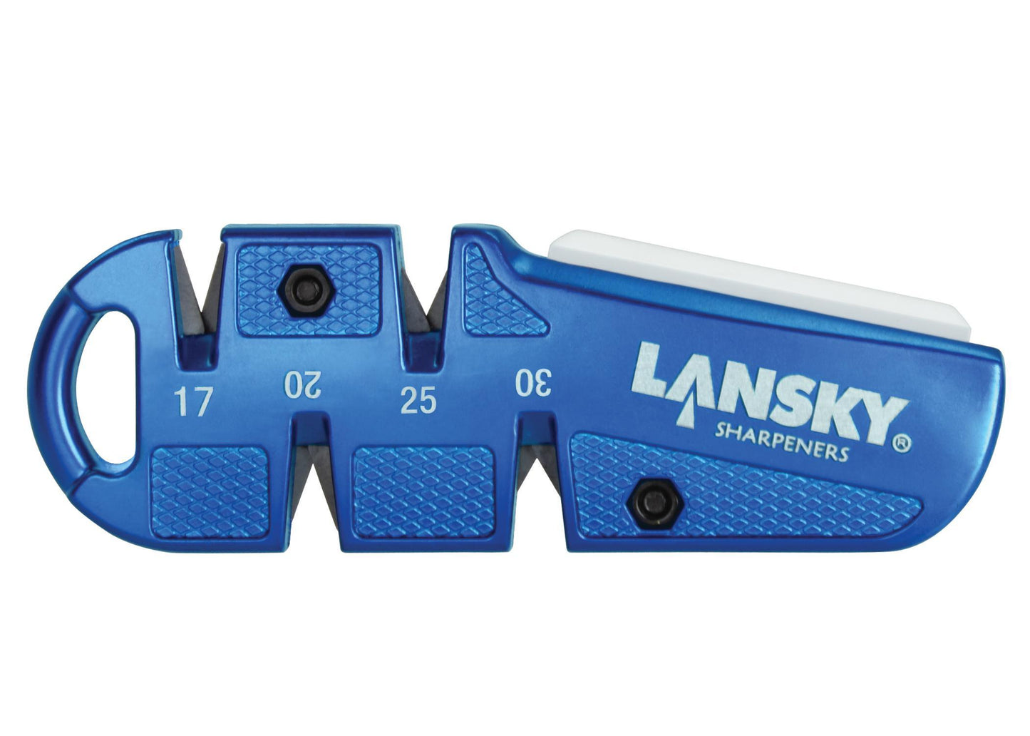 Lansky QuadSharp Pocket Sharpener | 4‑Angle Carbide & Ceramic Tool