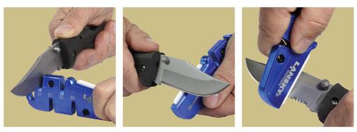 Lansky QuadSharp Pocket Sharpener | 4‑Angle Carbide & Ceramic Tool