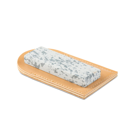 RH Preyda Soft Arkansas Pocket Stone W/Leather Pouch - 400-600 grit - 3" & 4"