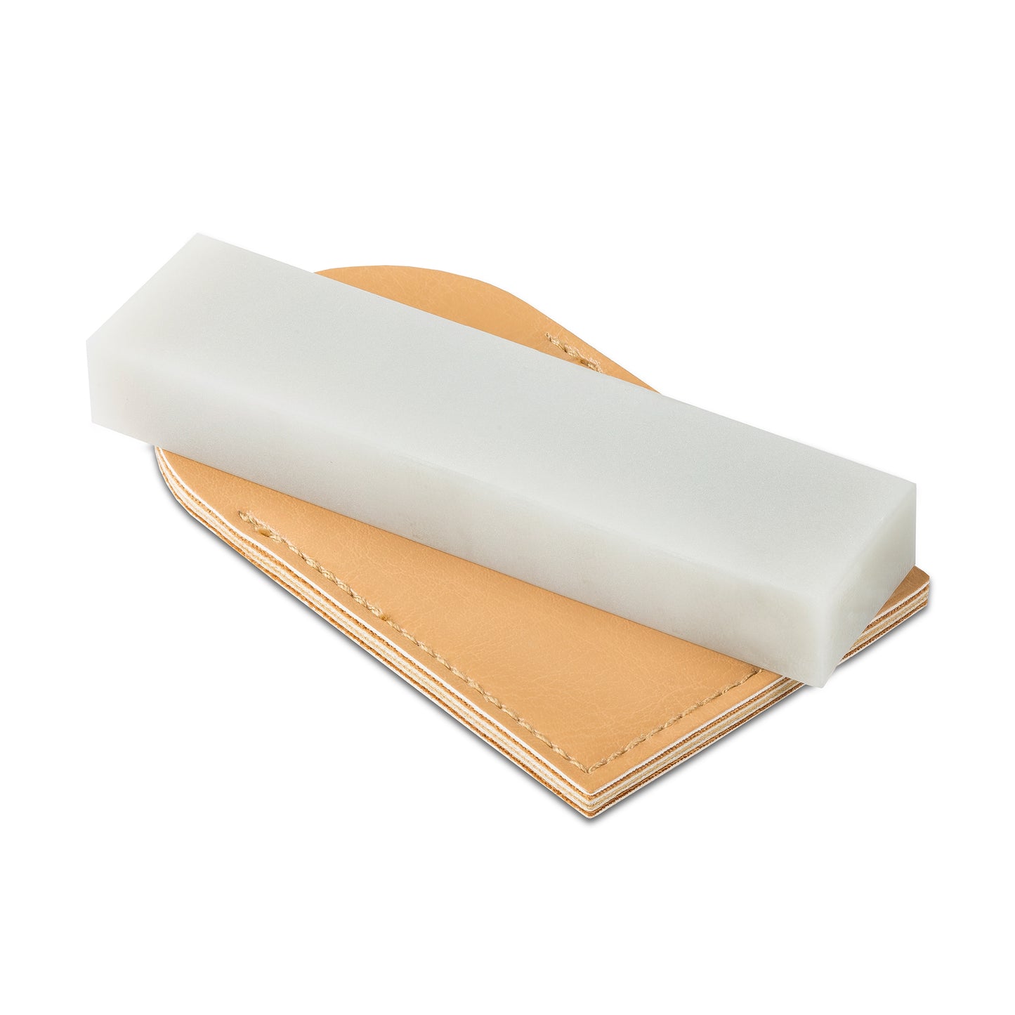 RH Preyda Translucent Arkansas Pocket Stone W/Leather Pouch - 8000-10,000 grit - 4" x 1" x 1/2"