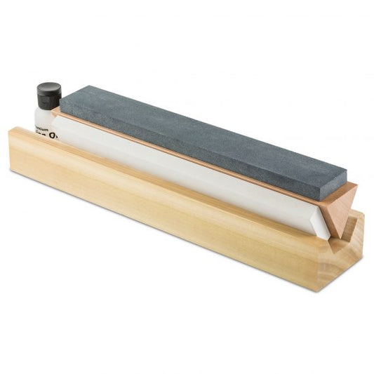 RH Preyda Tri-Hone Kit - Aluminum Oxide, Soft Arkansas & Hard Arkansas - 4" x 1 5/8" x 1/2"