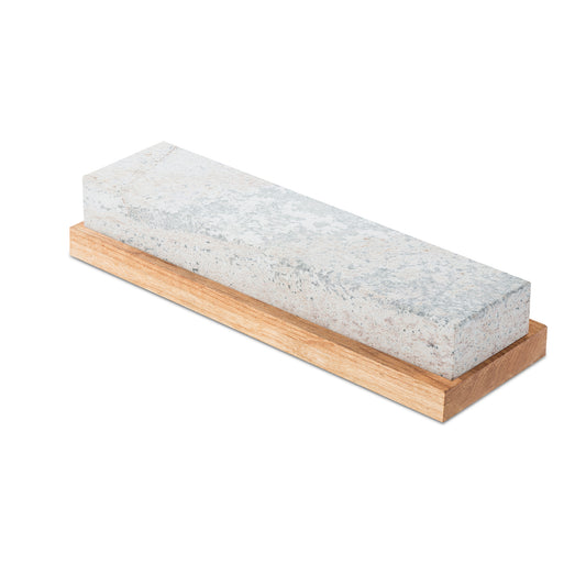 RH Preyda Wood Block Mounted Soft Arkansas Oil Stone - 400-600 grit - 4", 6", 8" & 10"