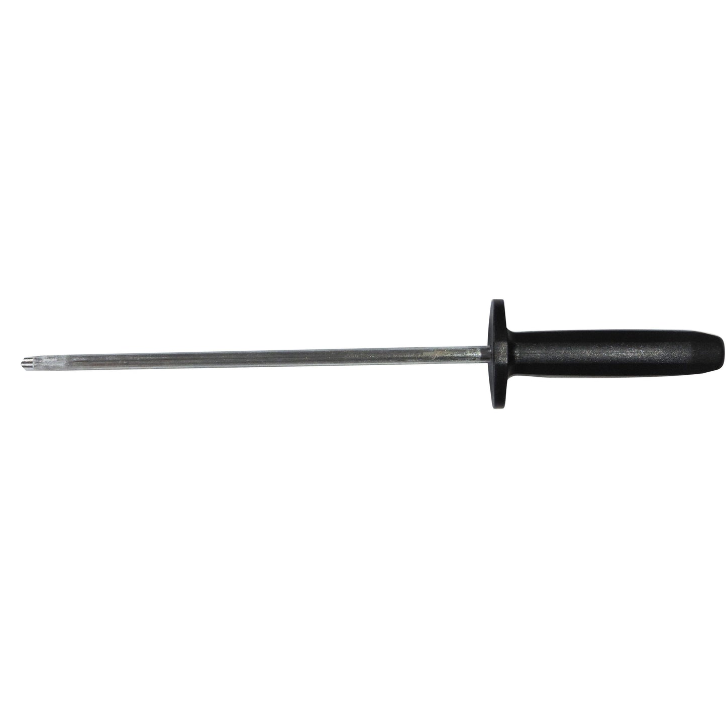 SICUT Sharpening Steel - Medium Cut - 10" Honing Rod - Black Handle