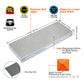 SHARPAL 168H 8" x 3" Dual-Grit Diamond Sharpening Stone with Angle Guide