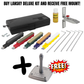 Lanksy Deluxe Guided Sharpening System 5 Stone Kit + FREE Universal Metal Mount