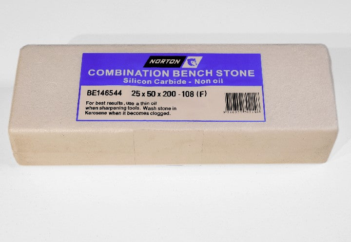 NORTON 108 Sil Carbide 8" x 2" (200 x 50mm) NON-O/F Combo Stone