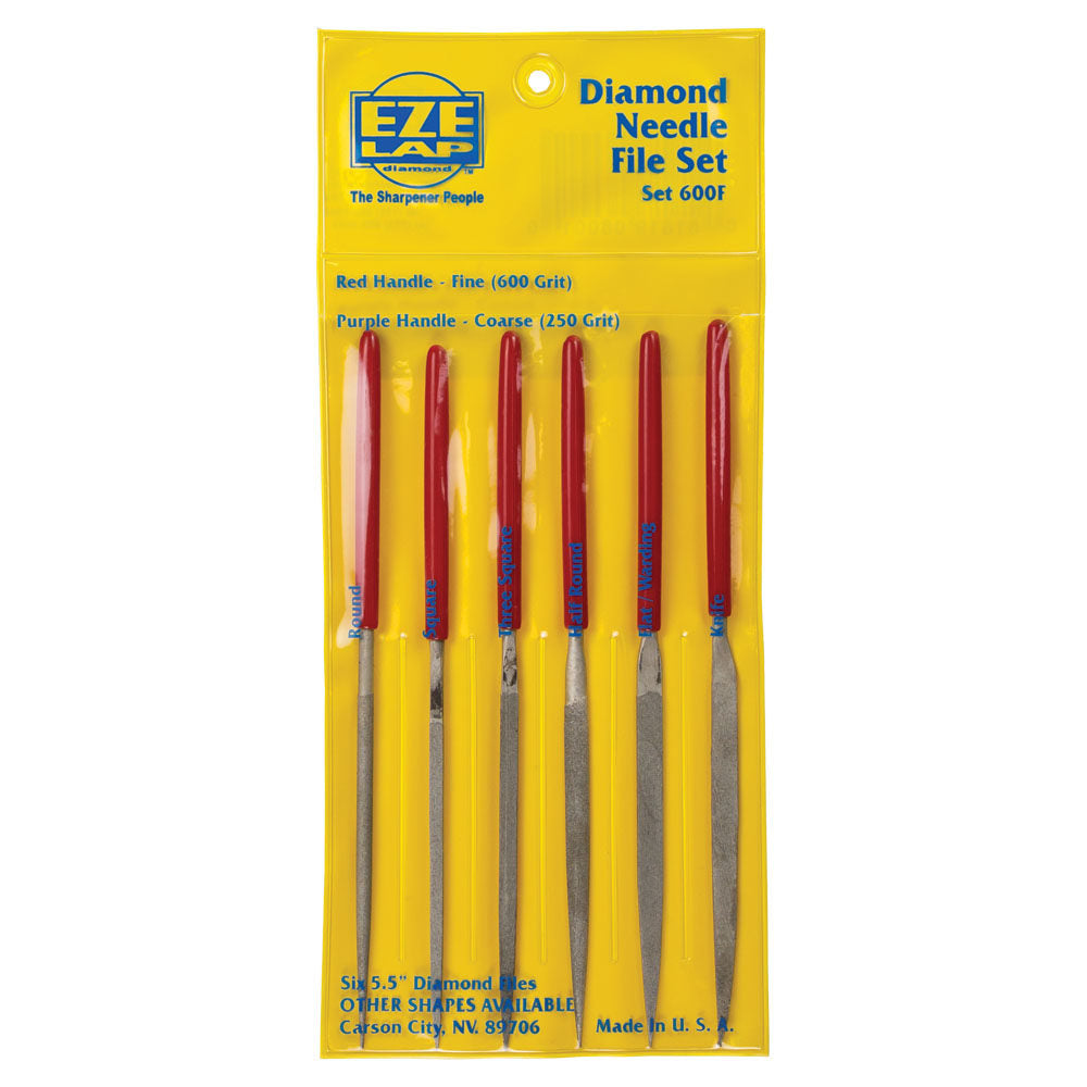 DIAMOND NEEDLE FILE SET OF 6 FINE (600 GRIT) FILES ‚Äö√Ñ√¨ 607F