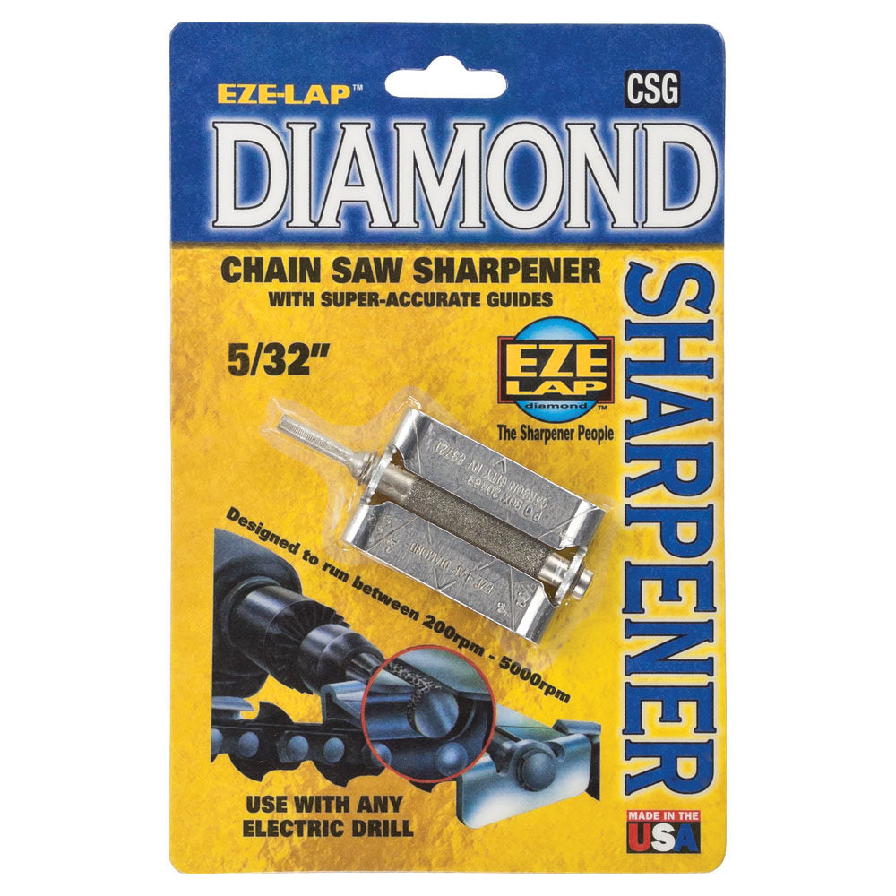 DIAMOND CHAINSAW SHARPENER 5/32‚Ä≥ File with Precision Guide ‚Äì CSG 5/32