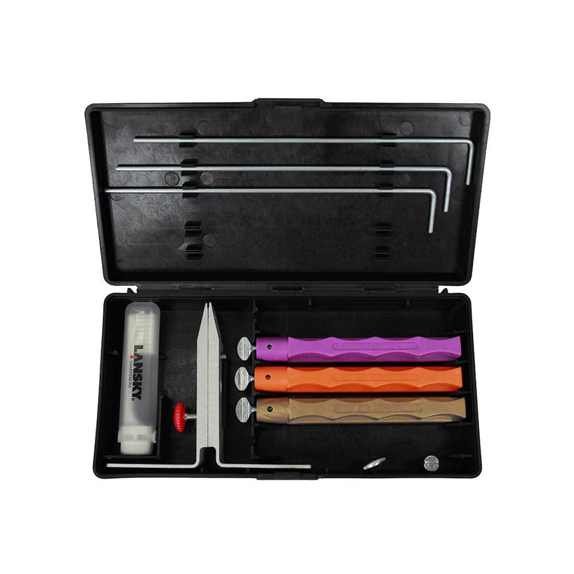 Lansky LK3DM Standard Diamond 3Stone Guided Sharpening System Aussie Outback Supplies PTY LTD